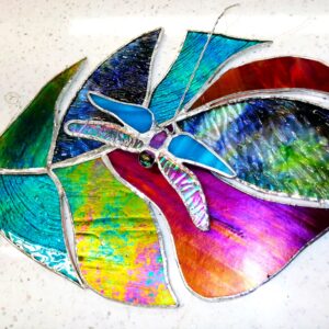 Stained Glass Leaf & Dragonfly - One Day Workshop  Fri. 24th May 10am-4pm